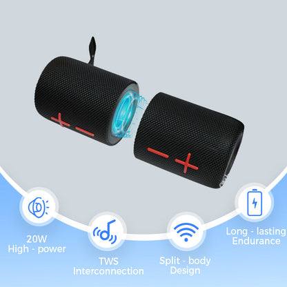 🔥Hot Sale🔥2-in-1 Magnetic Dual Splittable Bluetooth Speaker