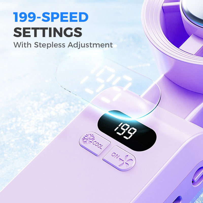 🌬️40% OFF!🧊Handheld Portable Fan with Ice Cooler