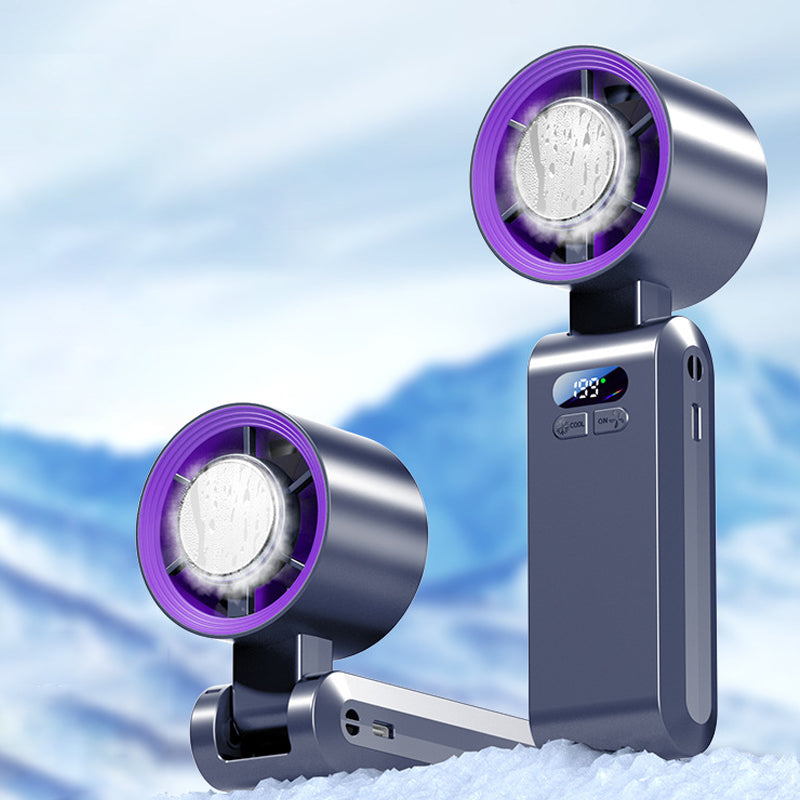 🌬️40% OFF!🧊Handheld Portable Fan with Ice Cooler
