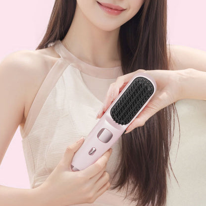 Portable Wireless Charging Hair Straightening Comb