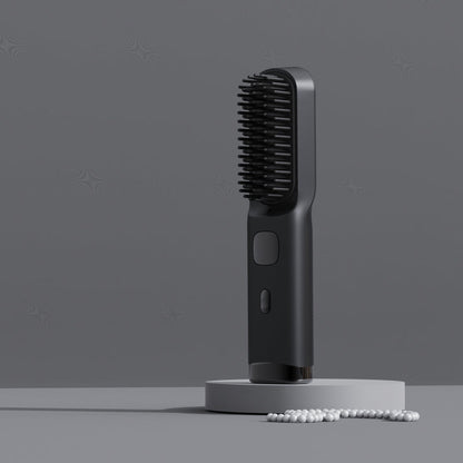 Portable Wireless Charging Hair Straightening Comb