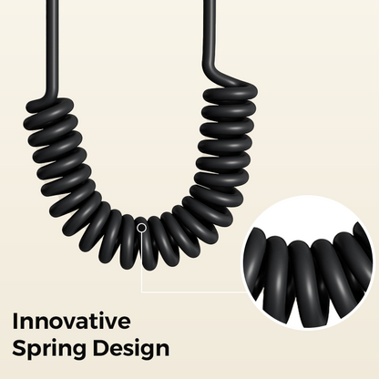 4-In-1 Spring Retractable Fast Charging Cable
