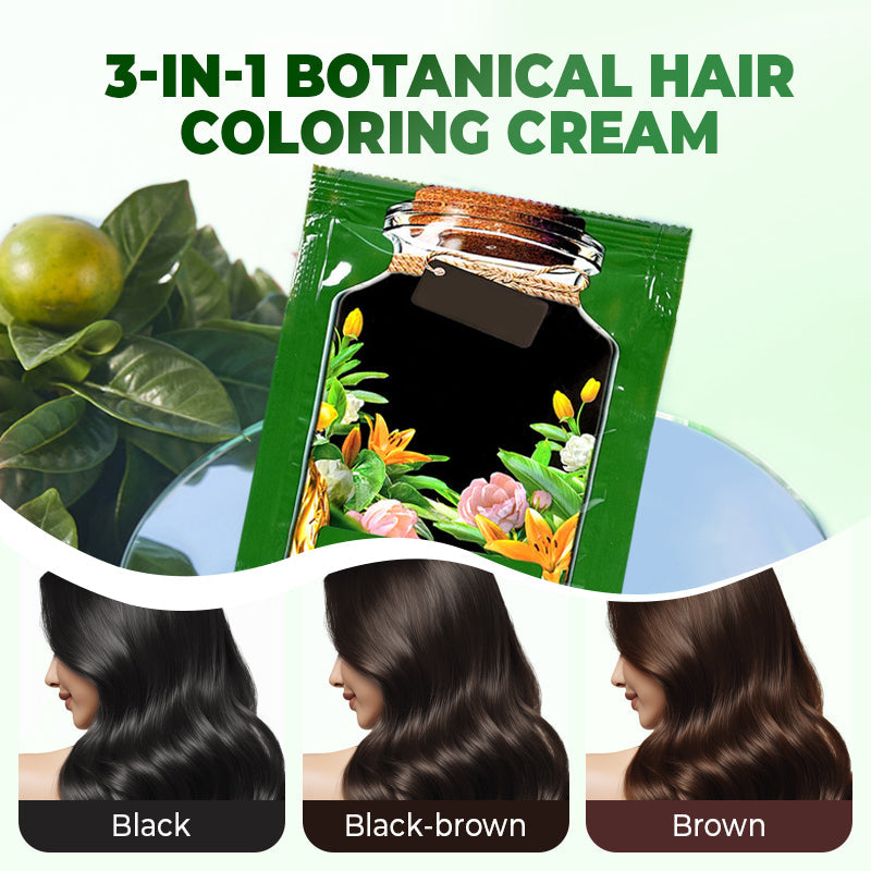 💖HOT SALE 50% OFF💖 3-In-1 Botanical Hair Coloring Cream