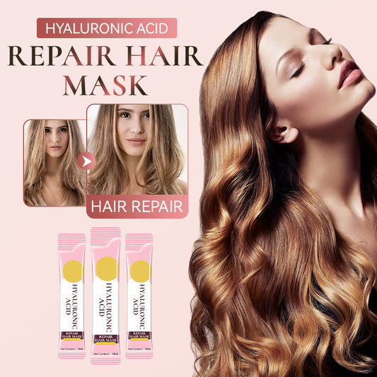 Hyaluronic acid repair hair mask travel portable