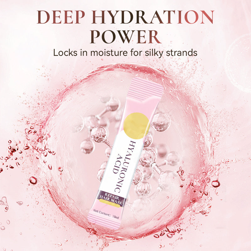 Hyaluronic acid repair hair mask travel portable