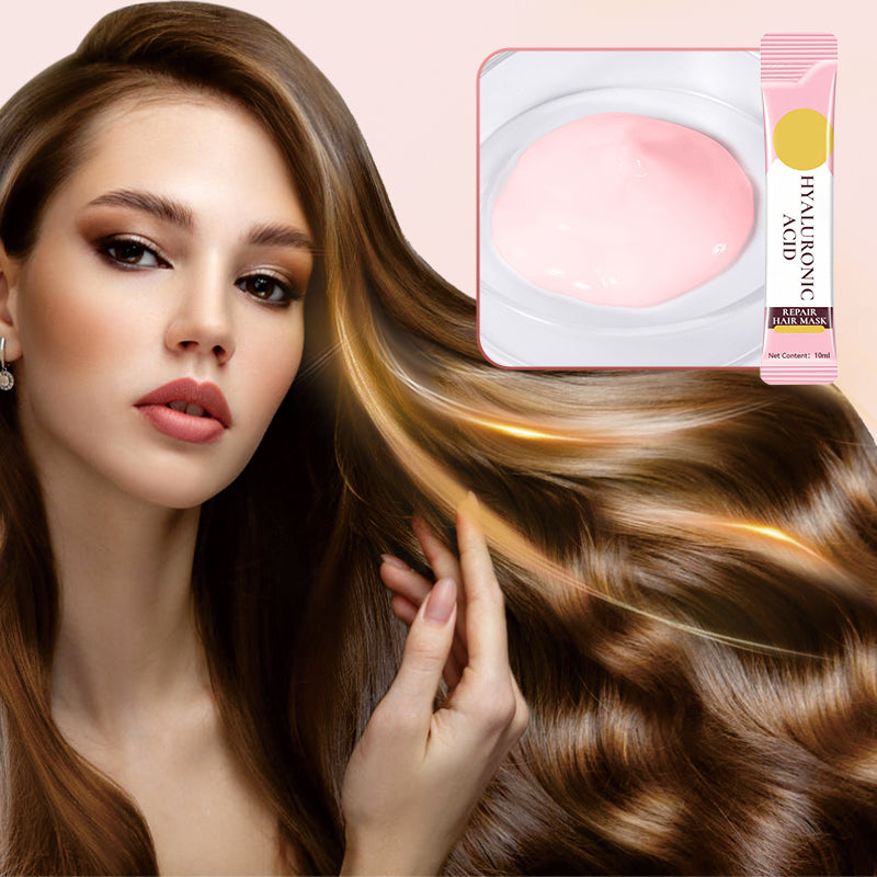 Hyaluronic acid repair hair mask travel portable