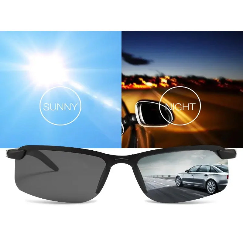 🥳2026 Hot Selling Item🥳💞 Over 50,000 units sold! 🎁A truly thoughtful gift he'll use | Photochromic Polarized Sunglasses, day and night compatible🛡️😎