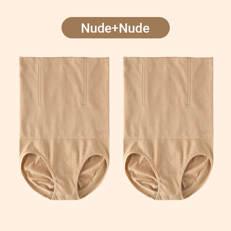 Women’s High-waist Tummy-control All-day Lift Shapewear Panties (2 Packs)