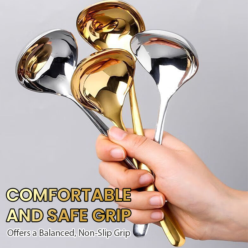 Deep Stainless Steel Soup Ladle