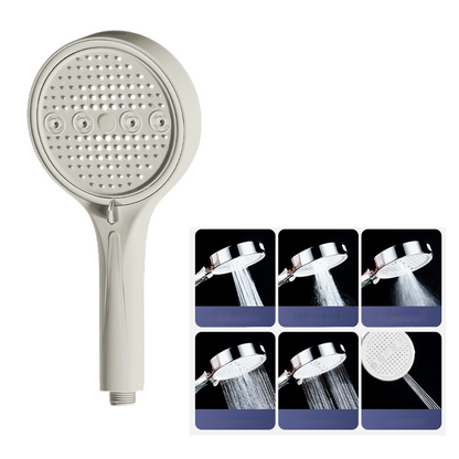6-Mode High-Pressure Handheld Shower Head