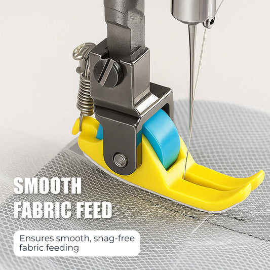 Smooth Sewing Plastic Roller Presser Foot