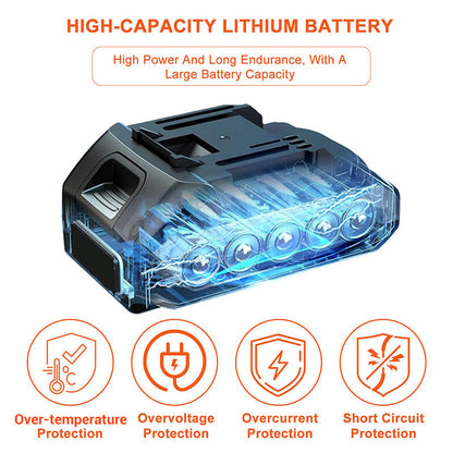 Portable & Rechargeable Cordless Electric Tiller Set