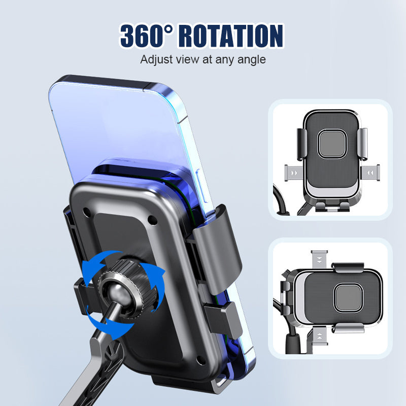 Anti-Shake Motorcycle and Bicycle Phone Holder