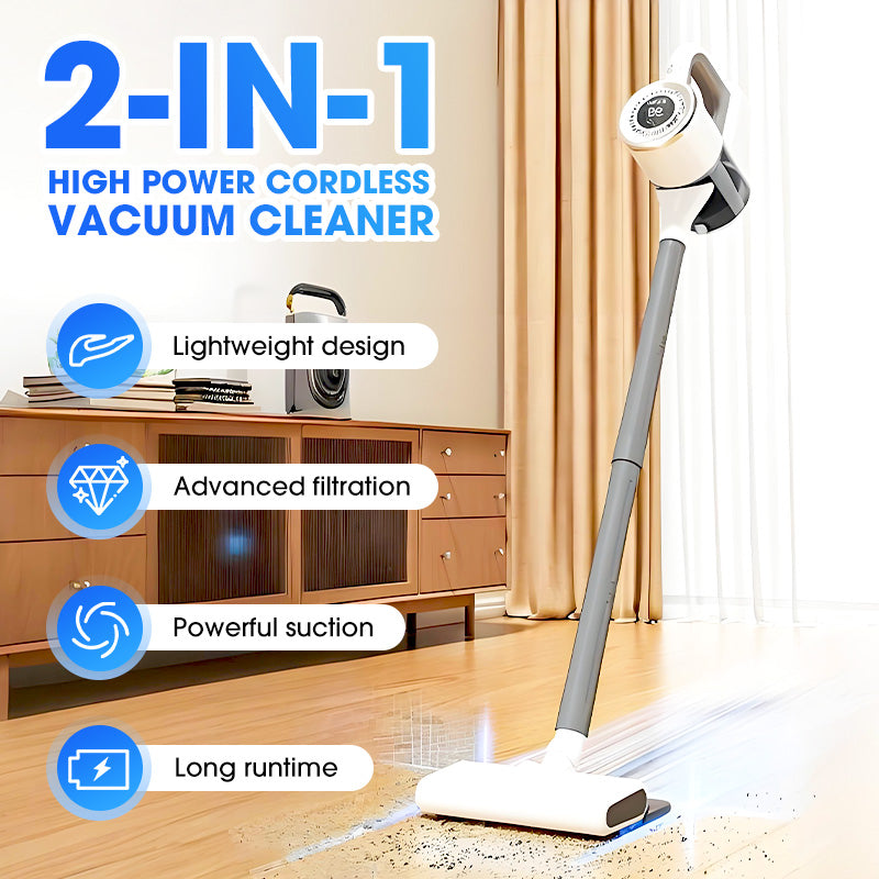 🔥Hot Sale 50% OFF🍃3 in 1 Powerful Cordless & Rechargeable Handheld Vacuum Cleaner with Anti-mite Function