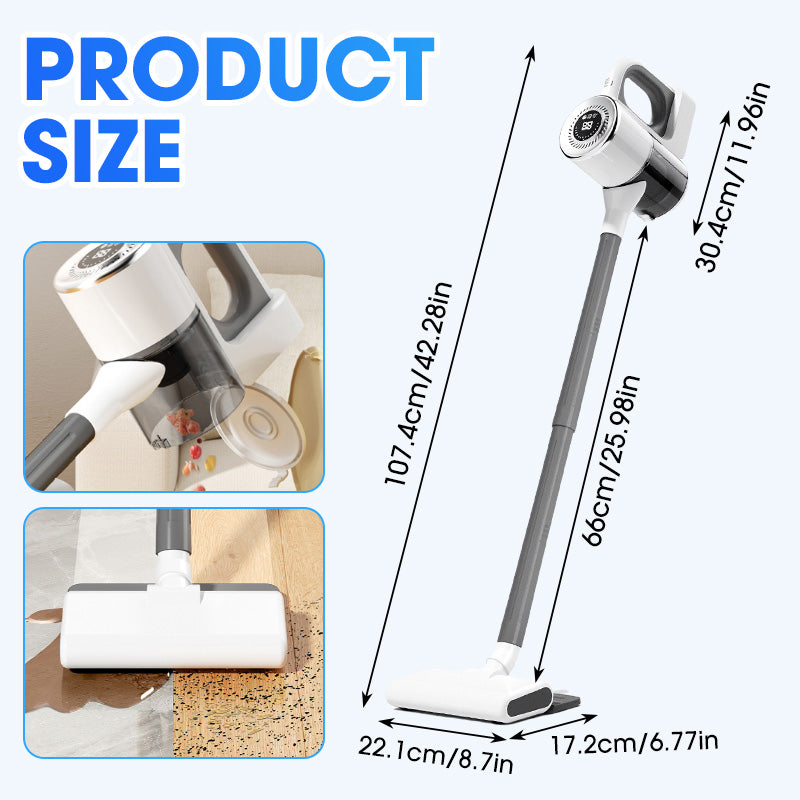 🔥Hot Sale 50% OFF🍃3 in 1 Powerful Cordless & Rechargeable Handheld Vacuum Cleaner with Anti-mite Function