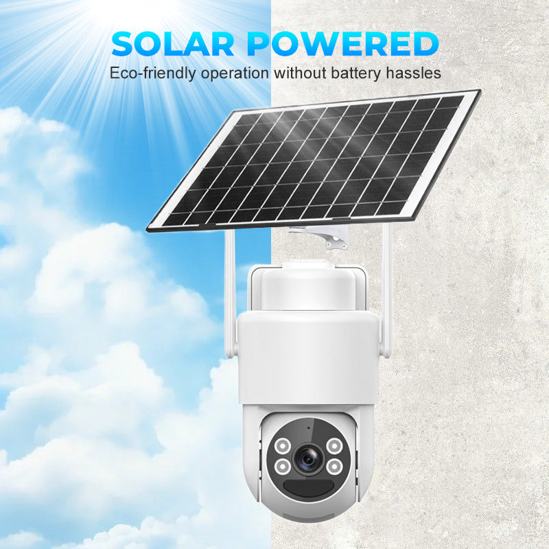 📦50%OFF|Solar-Power Wireless Security Camera Set with Alarm