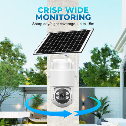 📦50%OFF|Solar-Power Wireless Security Camera Set with Alarm