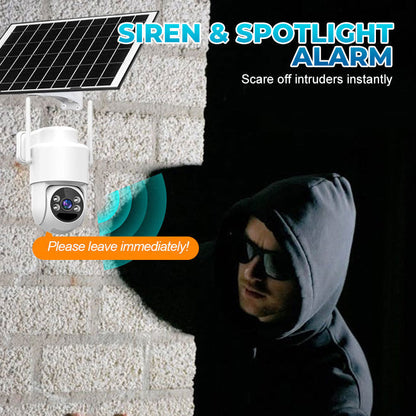 📦50%OFF|Solar-Power Wireless Security Camera Set with Alarm