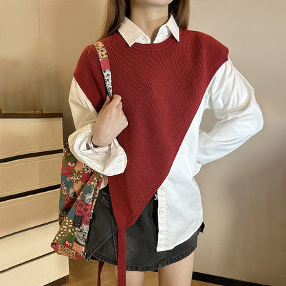 Women's Stylish Triangle Knitted Shawl