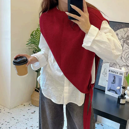 Women's Stylish Triangle Knitted Shawl