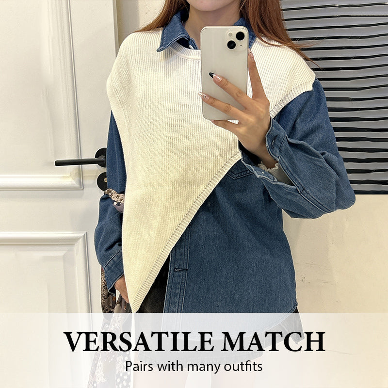 Women's Stylish Triangle Knitted Shawl