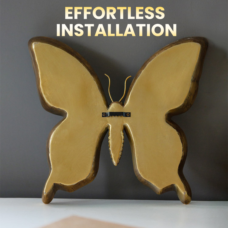 Vintage Mirror Butterfly & Dragonfly Wall Decor