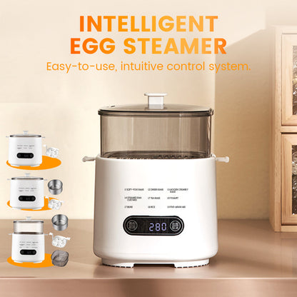 🎁2026 Neues Design🥚✨Mini Multi-Functional Egg Cooker Set with Smart Touch Panel