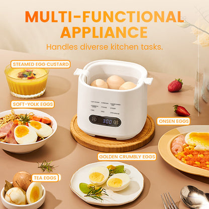 🎁2026 Neues Design🥚✨Mini Multi-Functional Egg Cooker Set with Smart Touch Panel