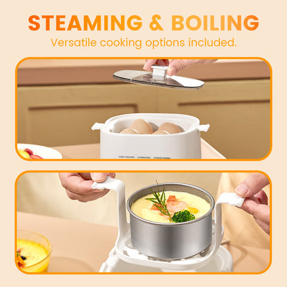 🎁2026 Neues Design🥚✨Mini Multi-Functional Egg Cooker Set with Smart Touch Panel