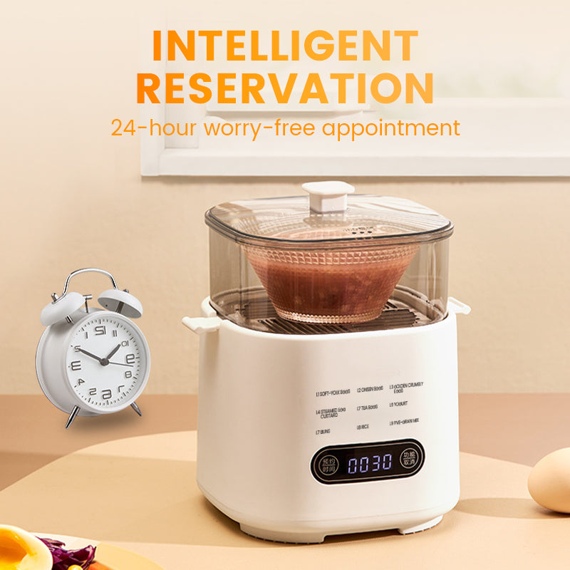🎁2026 Neues Design🥚✨Mini Multi-Functional Egg Cooker Set with Smart Touch Panel