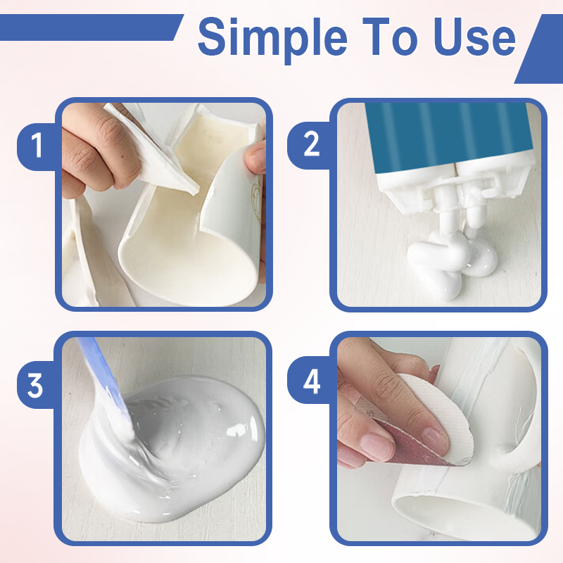 🛠️ Ceramic & Porcelain Repair Adhesive for Chips and Cracks