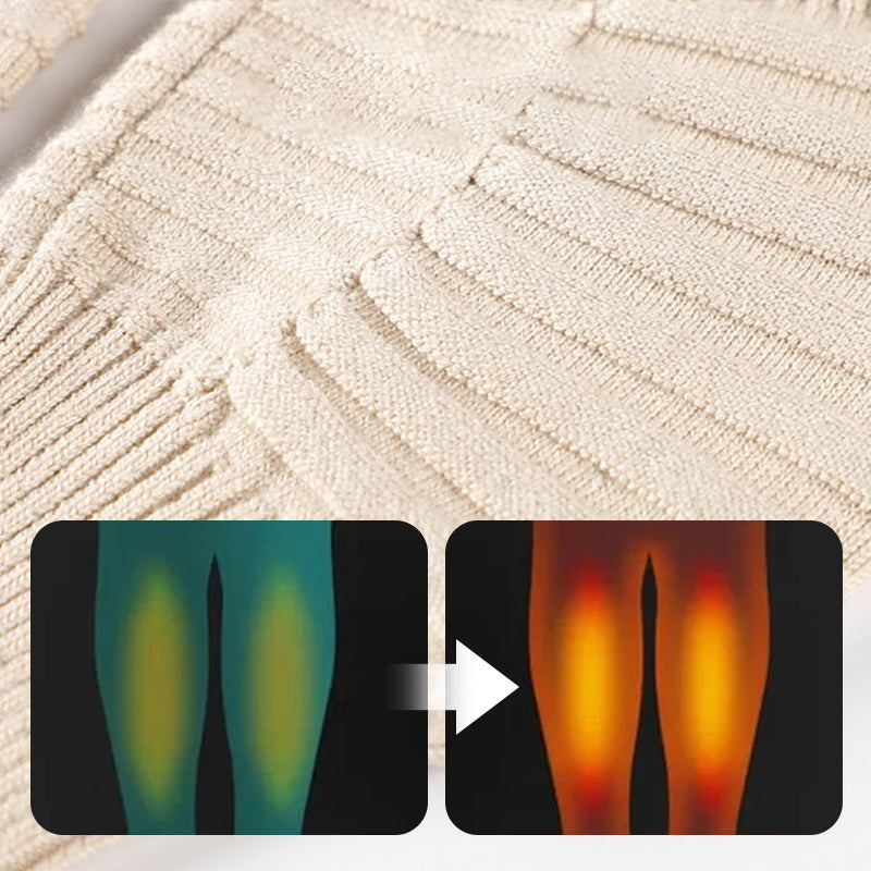 Soft Knitted Knee Warmers with a Touch of Wool – Cozy Warmth, Soft Stretch & All-Day Comfort