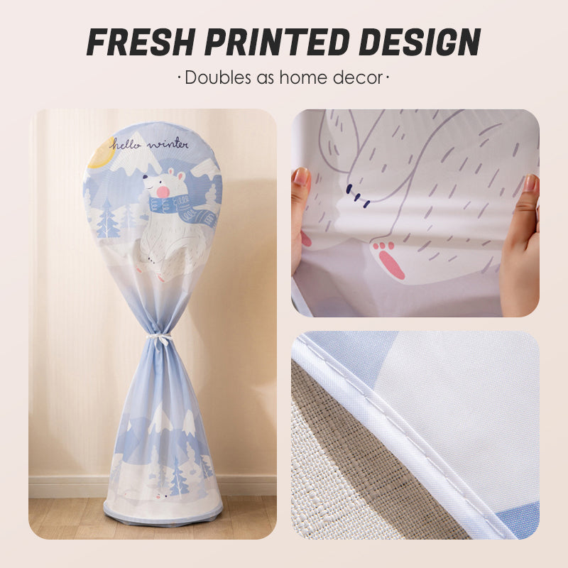 360° Full Coverage Floor Fan Dust Cover