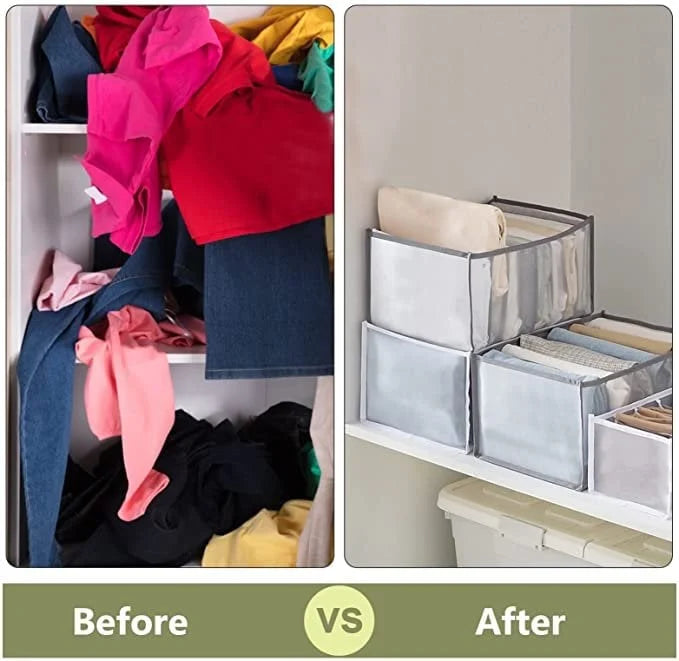 👕 Save 50%! 🗄️ Wardrobe Clothes Organizer – Upgraded & space-saving ✨