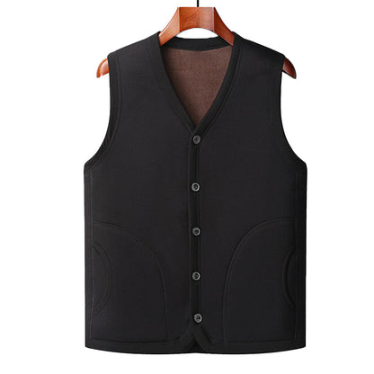 [warm gift] Men’s Winter Fleece Padded Insulation Vest