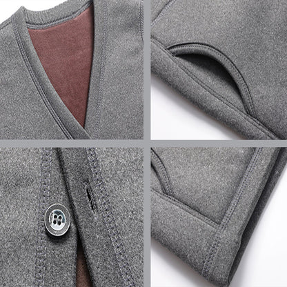 [warm gift] Men’s Winter Fleece Padded Insulation Vest