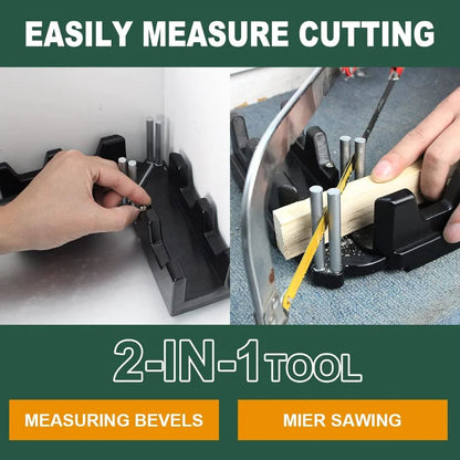 🔥2-in-1 Measuring and Miter Saw Tool