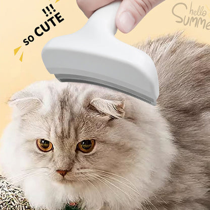 🐾 LIMITED-TIME 50% OFF! ✨ Pet Hair Removal Comb – Stainless Steel, Skin-Safe, Ergonomic 🌿