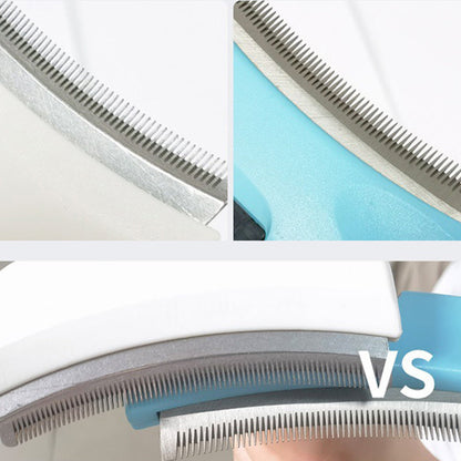 🐾 LIMITED-TIME 50% OFF! ✨ Pet Hair Removal Comb – Stainless Steel, Skin-Safe, Ergonomic 🌿
