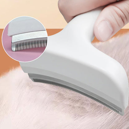 🐾 LIMITED-TIME 50% OFF! ✨ Pet Hair Removal Comb – Stainless Steel, Skin-Safe, Ergonomic 🌿