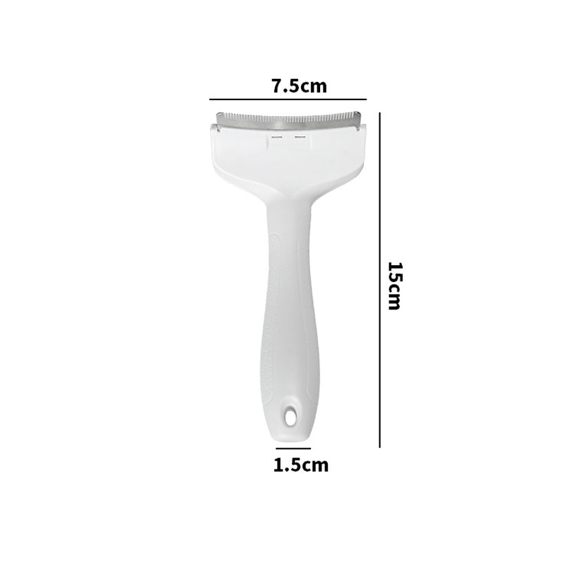 🐾 LIMITED-TIME 50% OFF! ✨ Pet Hair Removal Comb – Stainless Steel, Skin-Safe, Ergonomic 🌿