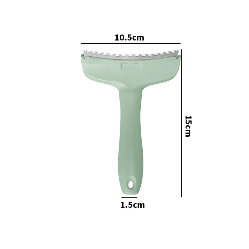 🐾 LIMITED-TIME 50% OFF! ✨ Pet Hair Removal Comb – Stainless Steel, Skin-Safe, Ergonomic 🌿