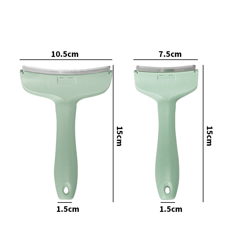 🐾 LIMITED-TIME 50% OFF! ✨ Pet Hair Removal Comb – Stainless Steel, Skin-Safe, Ergonomic 🌿