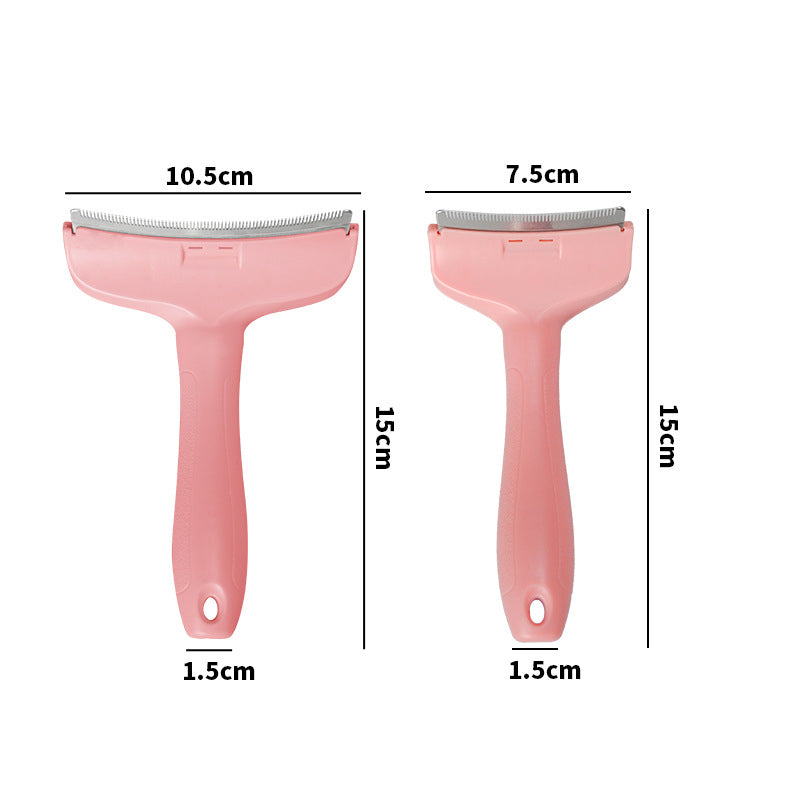 🐾 LIMITED-TIME 50% OFF! ✨ Pet Hair Removal Comb – Stainless Steel, Skin-Safe, Ergonomic 🌿