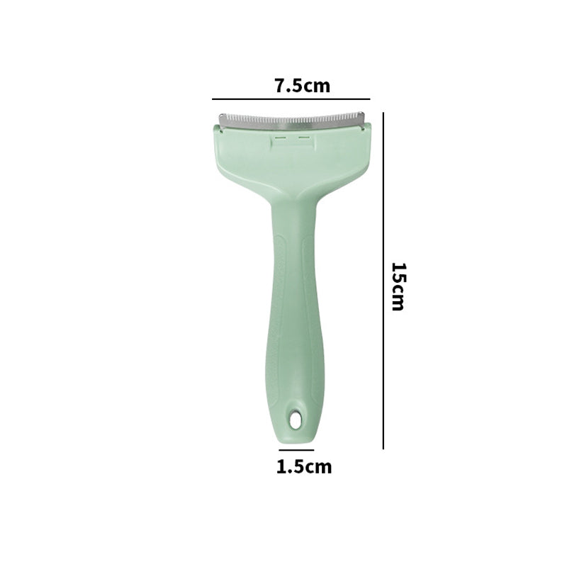 🐾 LIMITED-TIME 50% OFF! ✨ Pet Hair Removal Comb – Stainless Steel, Skin-Safe, Ergonomic 🌿