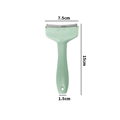 🐾 LIMITED-TIME 50% OFF! ✨ Pet Hair Removal Comb – Stainless Steel, Skin-Safe, Ergonomic 🌿