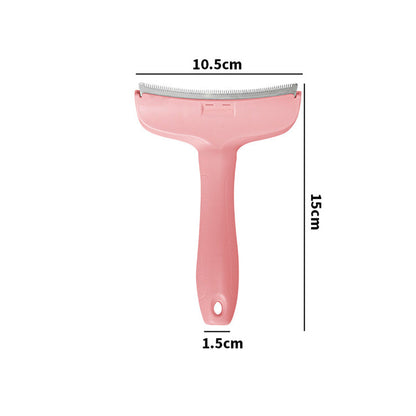 🐾 LIMITED-TIME 50% OFF! ✨ Pet Hair Removal Comb – Stainless Steel, Skin-Safe, Ergonomic 🌿