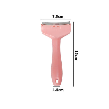 🐾 LIMITED-TIME 50% OFF! ✨ Pet Hair Removal Comb – Stainless Steel, Skin-Safe, Ergonomic 🌿