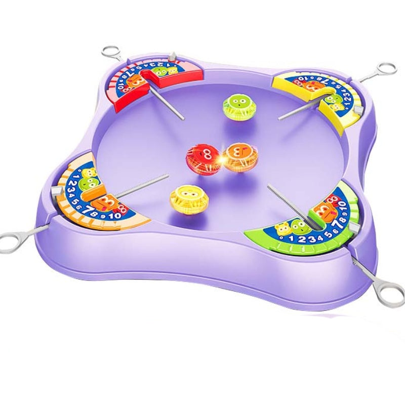 Kids' 4-Player Battle Spinning Top Toy Set