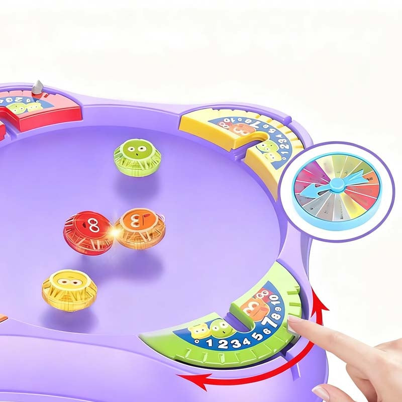 Kids' 4-Player Battle Spinning Top Toy Set